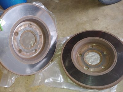 2010 vw routan front rotors