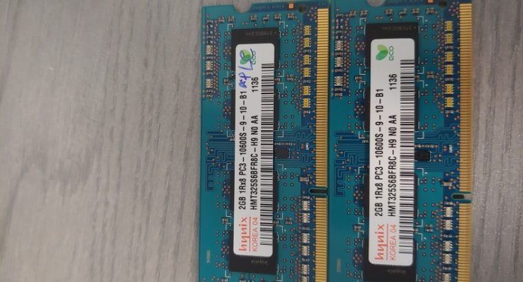 Pc3 ddr3 laptop ram 4gb