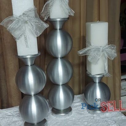 Holders with candles