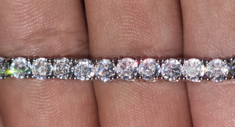 925 Srebro Tenis Narukvica sa kristalima