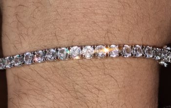 925 Srebro Tenis Narukvica sa kristalima