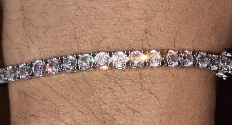 925 Srebro Tenis Narukvica sa kristalima