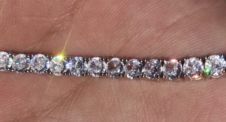 925 Srebro Tenis Narukvica sa kristalima