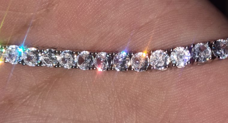 925 Srebro Tenis Narukvica sa kristalima